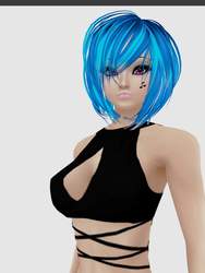 Size: 720x960 | Tagged: safe, artist:raxonxvi, dj pon-3, vinyl scratch, human, g4, 3d, female, humanized, imvu, solo