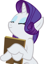 Size: 4443x6498 | Tagged: safe, artist:ironm17, rarity, pony, forever filly, g4, absurd resolution, cute, eyes closed, female, picture, simple background, smiling, solo, transparent background, vector