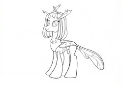 Size: 2222x1536 | Tagged: safe, artist:jmkplover, oc, oc only, changedling, changeling, changeling oc, solo