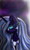 Size: 768x1280 | Tagged: safe, artist:zefirka, nightmare moon, alicorn, pony, g4, bust, female, glowing eyes, mare, portrait, solo