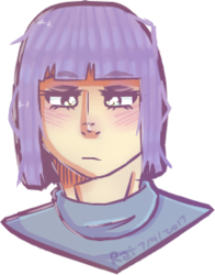 Size: 216x276 | Tagged: safe, artist:ultraderpymuffin, maud pie, human, g4, blushing, bust, emotionless, female, humanized, looking at you, portrait, simple background, solo, transparent background