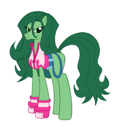 Size: 2425x2702 | Tagged: safe, artist:edcom02, artist:jmkplover, earth pony, pony, female, high res, jennifer walters, mare, marvel, ponified, she-hulk, smiling, smirk, solo