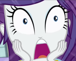 Size: 594x480 | Tagged: safe, screencap, rarity, dance magic, equestria girls, spoiler:eqg specials, cropped, faic, gasp, open mouth, shocked, wide eyes