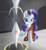 Size: 1447x1572 | Tagged: safe, artist:anonbelle, rarity, pony, unicorn, g4, crossover, female, horn, horn ring, long fall horseshoe, portal, portal (valve), portal gun, turret