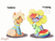 Size: 1400x1050 | Tagged: safe, artist:irenla, applejack, rainbow dash, pony, temmie, g4, blushing, clothes, costume, cute, dashabetes, duo, female, flowey, ironic, irony, jackabetes, lesbian, mare, rainbow dash is not amused, ship:appledash, shipping, smiling, sweet dreams fuel, unamused, undertale