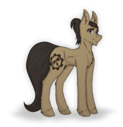 Size: 3000x3116 | Tagged: safe, artist:al1-ce, derpibooru exclusive, oc, oc only, oc:sinraal, pony, high res, simple background, solo, transparent background