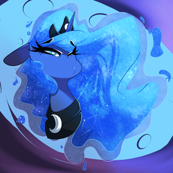 Size: 2702x2692 | Tagged: safe, artist:sourspot, princess luna, alicorn, pony, g4, female, high res, mare, solo