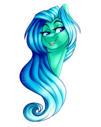 Size: 2182x2740 | Tagged: safe, artist:micky-ann, oc, oc only, oc:pearl wishes, pony, female, gift art, high res, mare, simple background, smiling, solo, transparent background