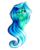 Size: 2182x2740 | Tagged: safe, artist:micky-ann, oc, oc only, oc:pearl wishes, pony, female, gift art, high res, mare, simple background, smiling, solo, transparent background