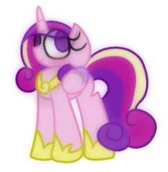 Size: 630x649 | Tagged: safe, artist:thefanficfanpony, princess cadance, pony, g4, female, solo