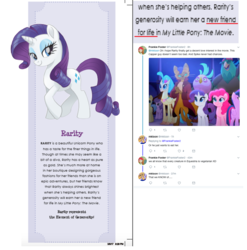Size: 1376x1394 | Tagged: safe, capper dapperpaws, pinkie pie, rarity, twilight sparkle, abyssinian, alicorn, anthro, g4, my little pony: the movie, male, meta, mike vogel, text, twilight sparkle (alicorn), twitter
