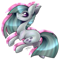 Size: 1024x1024 | Tagged: safe, artist:overtime-artist, marble pie, earth pony, pony, g4, eye reflection, female, reflection, signature, solo