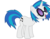 Size: 3000x2356 | Tagged: safe, artist:rattipack, dj pon-3, vinyl scratch, pony, unicorn, g4, background pony, eyes closed, female, flutteryay, high res, mare, simple background, solo, transparent background, vector, vinyl's glasses, yay