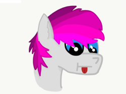 Size: 2048x1536 | Tagged: safe, artist:eclipse-monsoon, oc, oc only, oc:brandon, pony, solo, tongue out