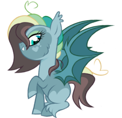 Size: 992x961 | Tagged: safe, artist:sugahfox, oc, oc only, bat pony, pony, female, mare, simple background, solo, transparent background