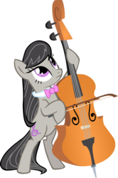 Size: 2650x4000 | Tagged: safe, artist:sansbox, octavia melody, pony, g4, the best night ever, bipedal, cello, female, high res, musical instrument, simple background, solo, transparent background, vector