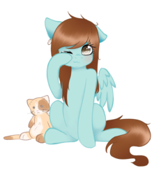 Size: 1024x1107 | Tagged: safe, artist:cyanyeh, oc, oc only, cat, pony, plushie, simple background, sleepy, solo, tired, transparent background