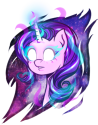 Size: 1092x1395 | Tagged: safe, artist:laufentelle, starlight glimmer, pony, unicorn, g4, female, glowing eyes, solo