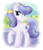 Size: 700x807 | Tagged: safe, artist:tambelon, oc, oc only, oc:glimmershine, crystal pony, pony, female, mare, simple background, solo, transparent background, watermark