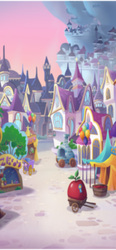 Size: 1400x3010 | Tagged: safe, g4, my little pony: the movie, balloon, booth, canterlot, no pony, stove, tent