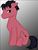 Size: 357x476 | Tagged: safe, artist:cardcaptorkatara, earth pony, pony, grumpy, kurogane, red, tsubasa reservoir chronicles