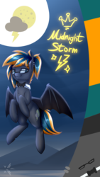 Size: 1080x1920 | Tagged: safe, artist:justafallingstar, oc, oc only, oc:altered karbon, bat pony, pony, bowtie, female, glasses, mare, reference sheet, solo