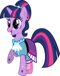 Size: 796x1004 | Tagged: safe, artist:meganlovesangrybirds, twilight sparkle, pony, unicorn, friendship through the ages, g4, 50s, alternate hairstyle, clothes, female, mare, pianist twilight, solo, wrong aspect ratio
