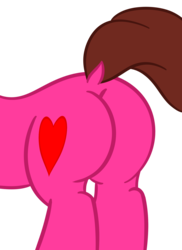 Size: 1584x2172 | Tagged: safe, artist:aarondrawsarts, oc, oc only, oc:rose bloom, pony, butt, butt only, plot, rosie butt, tumblr