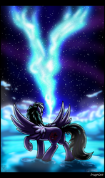 Size: 2520x4280 | Tagged: safe, artist:stormblaze-pegasus, oc, oc only, pegasus, pony, high res, raised hoof, solo, stars, underhoof