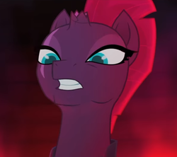 Size: 538x478 | Tagged: safe, screencap, tempest shadow, pony, unicorn, g4, my little pony: the movie, broken horn, cropped, eye scar, female, horn, mare, scar, solo