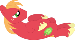 Size: 3579x1947 | Tagged: safe, artist:porygon2z, big macintosh, earth pony, pony, g4, male, missing accessory, simple background, solo, stallion, transparent background, vector