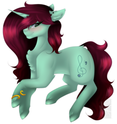 Size: 1730x1844 | Tagged: safe, artist:mauuwde, oc, oc only, oc:mia, pony, unicorn, chest fluff, female, mare, simple background, solo, transparent background