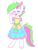 Size: 384x512 | Tagged: source needed, safe, artist:spindlespice, oc, oc only, oc:neon streak, pony, bow, clothes, crossdressing, cute, dress, femboy, laughing, male