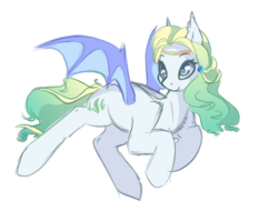 Size: 1024x819 | Tagged: safe, artist:csox, oc, oc only, bat pony, pony, simple background, solo, white background