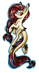 Size: 200x375 | Tagged: safe, artist:inspiredpixels, oc, oc only, oc:pixel, pony, female, mare, pixel art, simple background, solo, tail feathers, transparent background, winged hooves