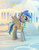 Size: 655x850 | Tagged: safe, artist:krowzivitch, oc, oc only, oc:storm feather, pegasus, pony, clothes, craft, figure, irl, male, photo, scarf, sculpture, solo, stallion