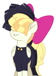Size: 3198x4323 | Tagged: safe, artist:hendro107, songbird serenade, pegasus, pony, g4, my little pony: the movie, bow, clothes, female, hair bow, high res, mare, pretty, simple background, smiling, solo, transparent background, vector