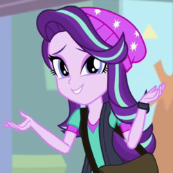 Size: 720x720 | Tagged: safe, screencap, starlight glimmer, equestria girls, equestria girls specials, g4, my little pony equestria girls: mirror magic, cropped, female, solo