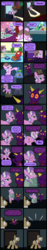Size: 2000x10739 | Tagged: safe, artist:magerblutooth, diamond tiara, filthy rich, randolph, oc, oc:aunt spoiled, oc:dazzle, oc:handy dandy, oc:iggy, oc:il, oc:imperius, cat, earth pony, imp, pony, comic:diamond and dazzle, g4, asparagus, balloon, book, butt, cap, comic, cookie, cookie jar, crayon, drink, female, filly, flower, foal, food, grab, hand, hat, ice cream, lamp, male, monopoly, paddleball, plot, plushie, stallion, suitcase