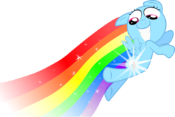 Size: 4000x2667 | Tagged: safe, artist:sansbox, rainbow dash, pony, g4, the cutie mark chronicles, cutiespark, female, filly, filly rainbow dash, flying, high res, simple background, solo, transparent background, vector, younger