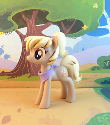 Size: 748x850 | Tagged: safe, artist:krowzivitch, oc, oc only, oc:bonfire smores, earth pony, pony, craft, female, figure, figurine, mare, sculpture, solo