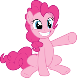 Size: 375x380 | Tagged: safe, artist:byteslice, pinkie pie, earth pony, pony, g4, the last roundup, .svg available, female, mare, simple background, smiling, solo, svg, transparent background, vector
