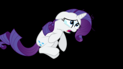 Size: 1920x1080 | Tagged: safe, artist:byteslice, rarity, pony, unicorn, g4, .svg available, black background, crying, female, mare, simple background, solo, svg, vector