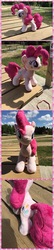 Size: 640x2948 | Tagged: safe, artist:kltten-kandy, pinkie pie, earth pony, pony, g4, irl, photo, plushie, solo