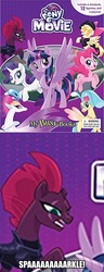 Size: 1494x3876 | Tagged: safe, applejack, fluttershy, pinkie pie, princess skystar, queen novo, rainbow dash, rarity, songbird serenade, tempest shadow, twilight sparkle, alicorn, pony, seapony (g4), g4, my little pony: the movie, book, broken horn, eye scar, headworn microphone, horn, mane six, scar, twilight sparkle (alicorn)