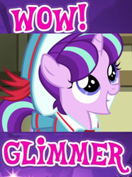 Size: 240x322 | Tagged: safe, snowfall frost, starlight glimmer, pony, a hearth's warming tail, g4, cute, female, filly, filly starlight glimmer, meme, wow! glimmer, younger