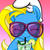 Size: 200x200 | Tagged: safe, oc, oc only, oc:twinkiepie, pony, drink, eyes closed, hat, lime, solo, straw, sunglasses