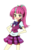 Size: 1037x1558 | Tagged: safe, artist:lotte, sour sweet, equestria girls, g4, anime style, clothes, crystal prep academy uniform, cute, female, looking at you, moe, pixiv, ponytail, school uniform, simple background, skirt, solo, sourbetes, transparent background