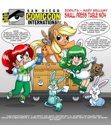 Size: 1172x1328 | Tagged: safe, artist:marybellamy, applejack, earth pony, pony, g4, comic con, san diego comic con, sdcc 2017