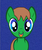 Size: 682x810 | Tagged: safe, oc, oc only, oc:ian, pony, bubble background, mirrored, profile picture